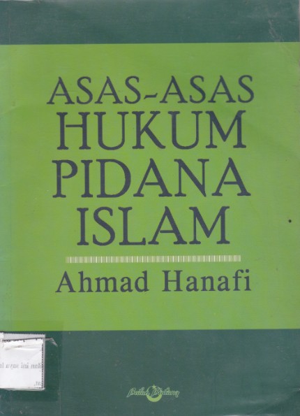 Asas-asas Hukum Pidana Islam